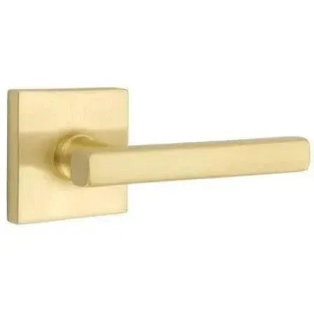 EmtekEmtek Freestone Lever With Square Rosette in 