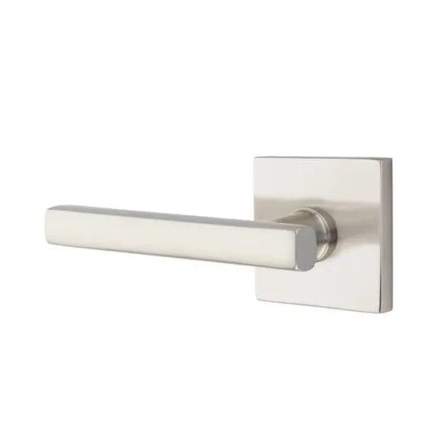 Emtek Freestone Lever With Square Rosette Satin Nickel