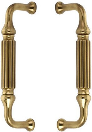 The Emtek Back to Back 8" Knoxville Door Pull in French Antique finish