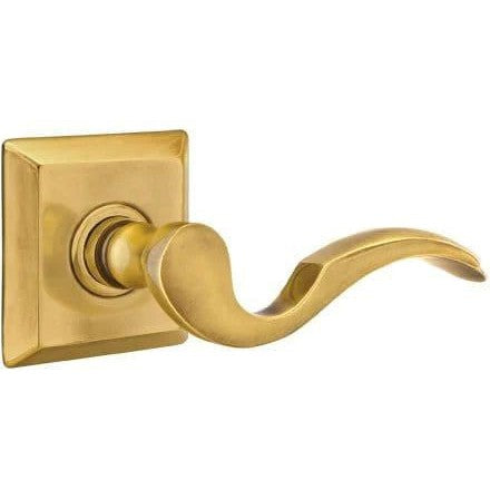 Emtek Cortina Lever With Quincy Rosette in French Antique finish