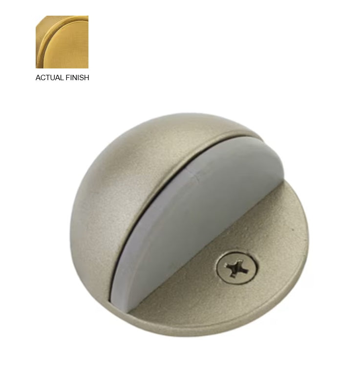 The Emtek Half Dome Door Stop in French Antique finish