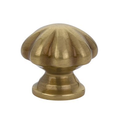 The Emtek Melon Cabinet Knob in French Antique finish.