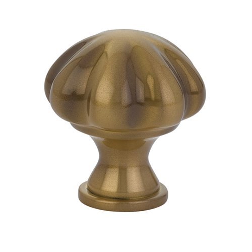 The Emtek Melon Cabinet Knob in French Antique finish.