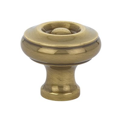 The Emtek Waverly Cabinet Knob in French Antique finish