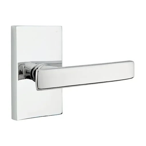 EmtekEmtek Geneva Lever with Modern Rectangular Rosette in 