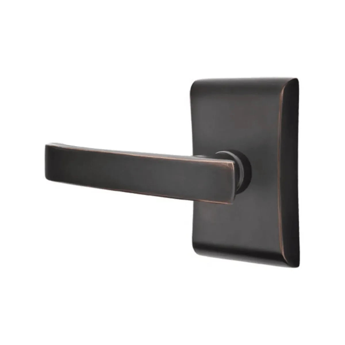 Emtek Geneva Lever With Neos Rosette Oil Rubbed Bronze
