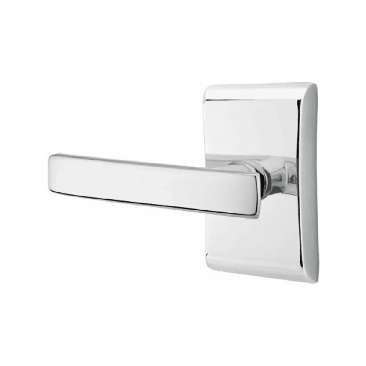 Emtek Geneva Lever With Neos Rosette Polished Chrome