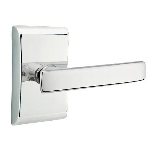 Emtek Geneva Lever With Neos Rosette Polished Chrome