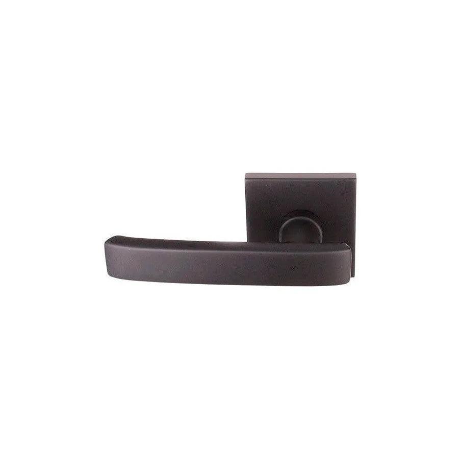 Emtek Geneva Lever With Square Rosette Flat Black