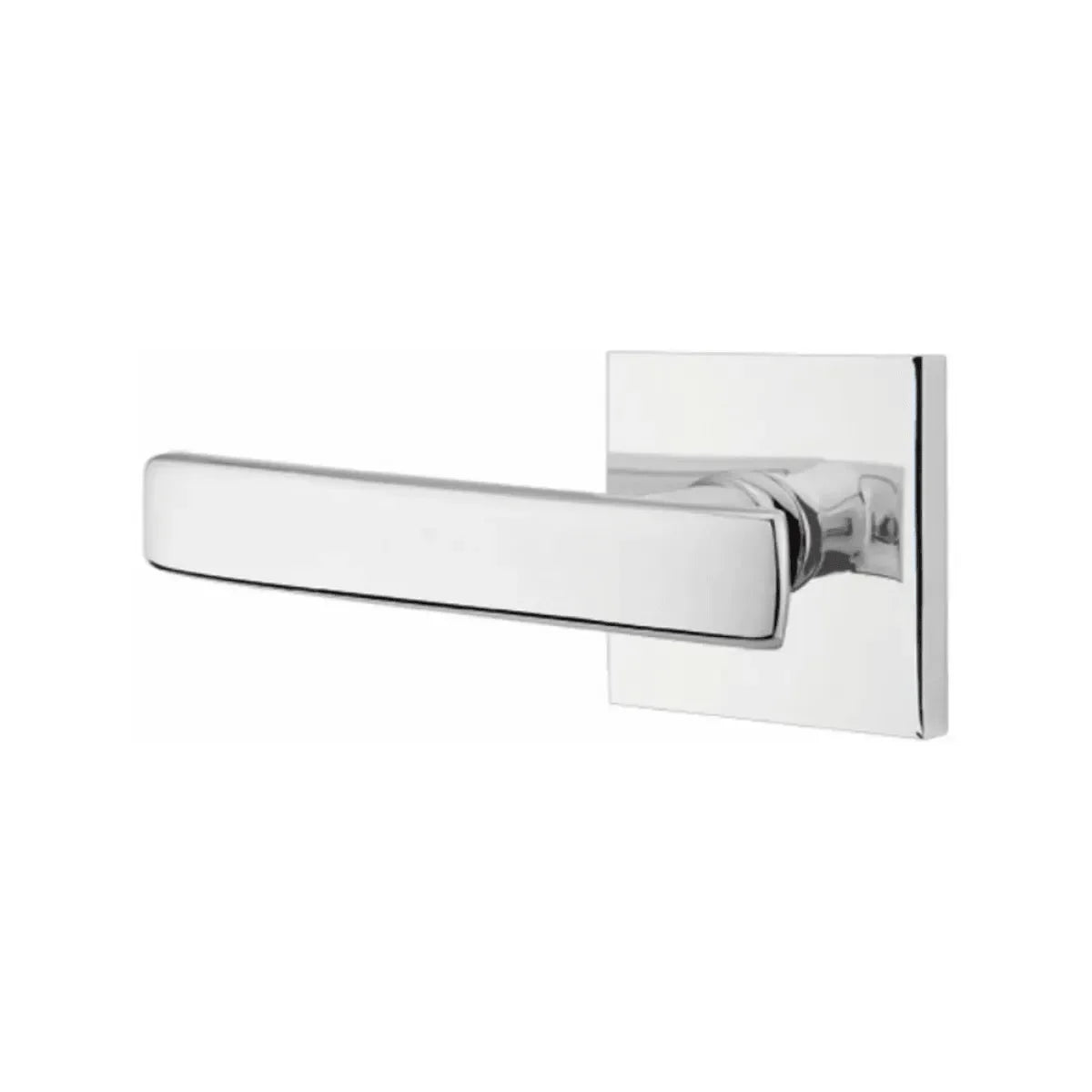 Emtek Geneva Lever With Square Rosette Polished Chrome