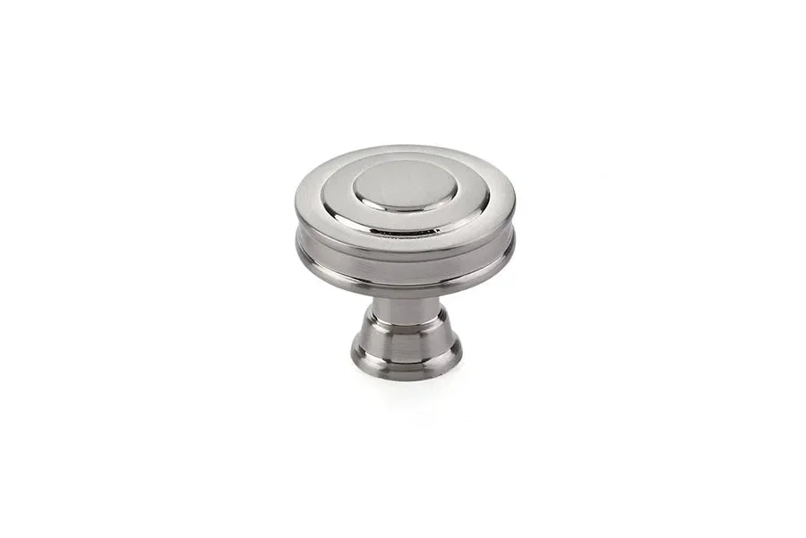 The Emtek Glendon Cabinet Knob, 1 5/8" in Satin Nickel finish