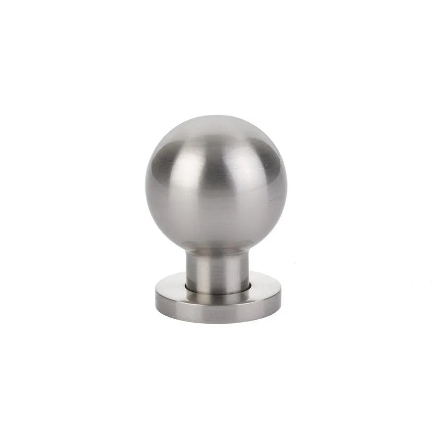 Emtek Globe Cabinet Knob Satin Nickel