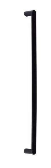 The Emtek Habitat Appliance Pull in Flat Black finish