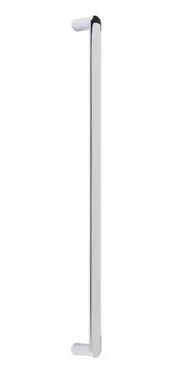 The Emtek Habitat Appliance Pull in Polished Chrome finish