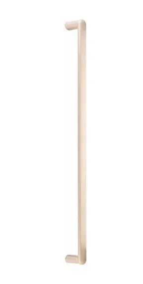 The Emtek Habitat Appliance Pull in Satin Brass finish