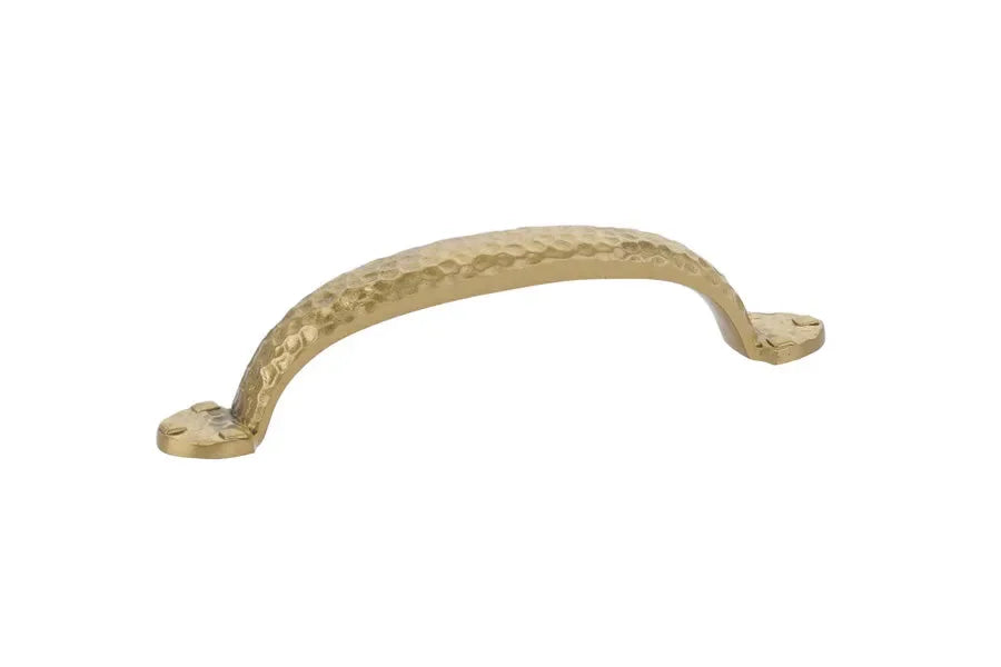 Emtek Hammered Drawer Pull Satin Brass