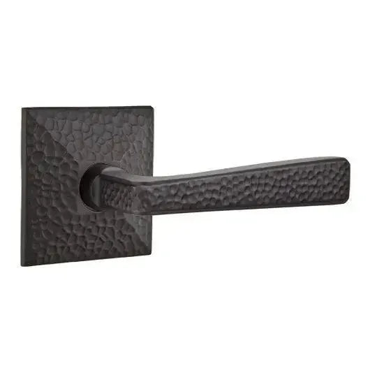 EmtekEmtek Hammered Lever With Hammered Rosette in 