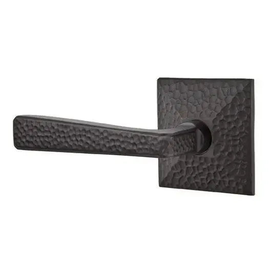 EmtekEmtek Hammered Lever With Hammered Rosette in 