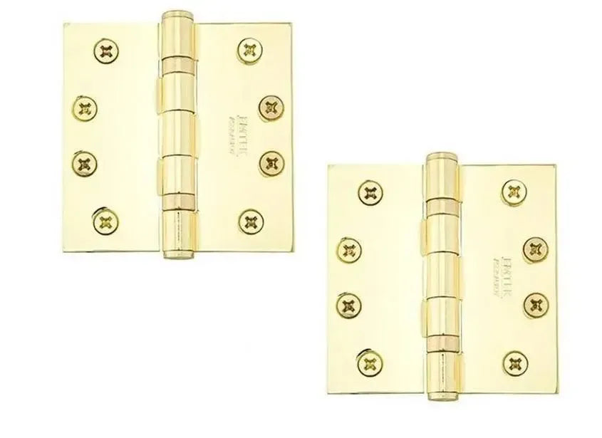 EmtekEmtek Heavy Duty Solid Brass Ball Bearing Hinge, 4" x 4" with Square Corners in 