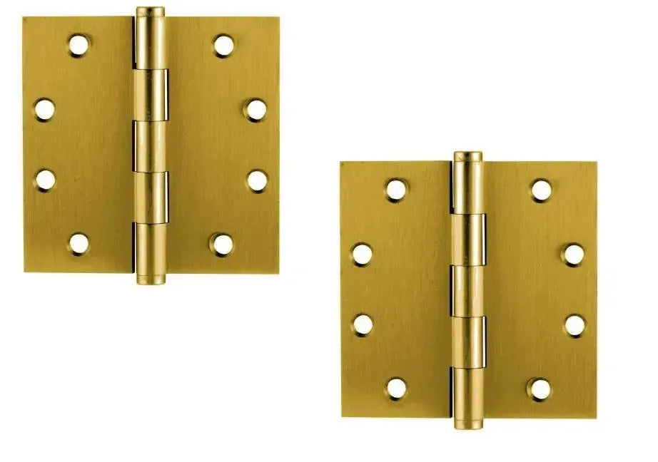 EmtekEmtek Heavy Duty Solid Brass Plain Bearing Hinge 4" x 4" with Square Corners in 