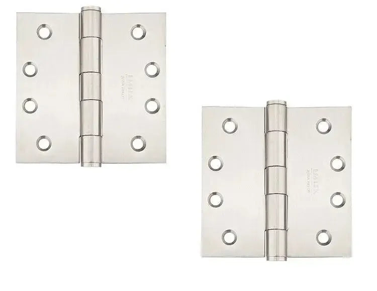 EmtekEmtek Heavy Duty Stainless Steel Plain Bearing Hinge, 4" x 4" with Square Corners in 