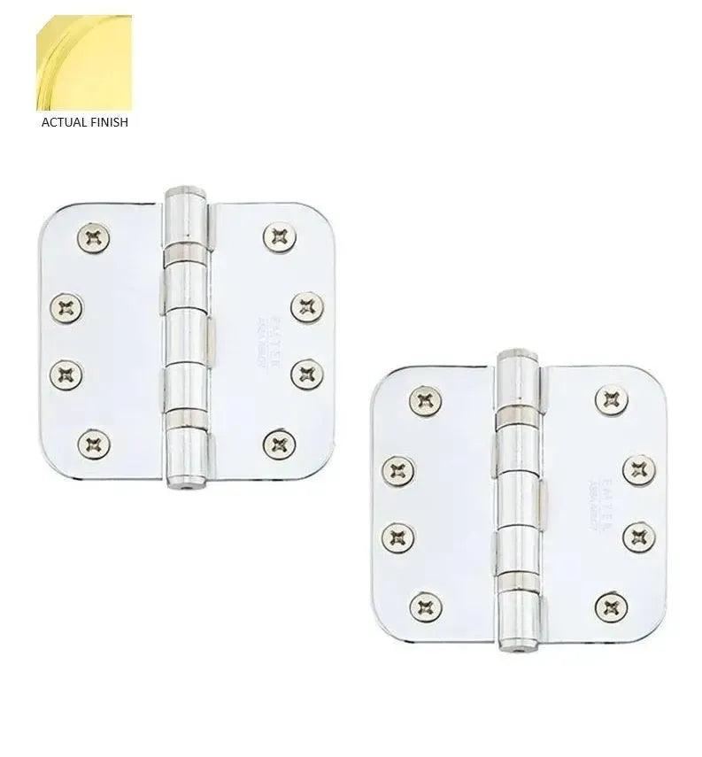 EmtekEmtek Heavy Duty Steel Ball Bearing Hinge, 4" x 4" with 5/8" Radius Corners in 