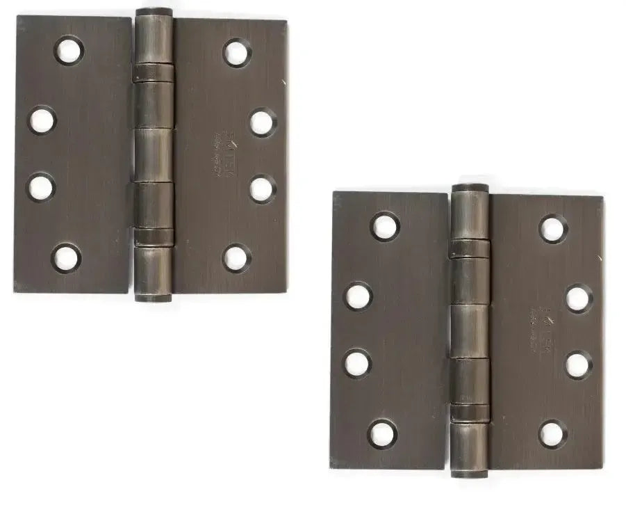 EmtekEmtek Heavy Duty Steel Ball Bearing Hinge, 4" x 4" with Square Corners in 