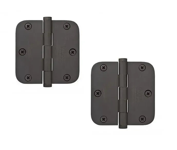 EmtekEmtek Heavy Duty Steel Plain Bearing Hinge 3.5" x 3.5" with 5/8" Radius Corners in 
