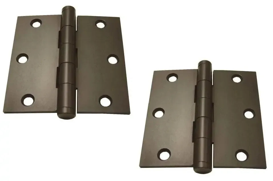 EmtekEmtek Heavy Duty Steel Plain Bearing Hinge, 3.5" x 3.5" with Square Corners in 