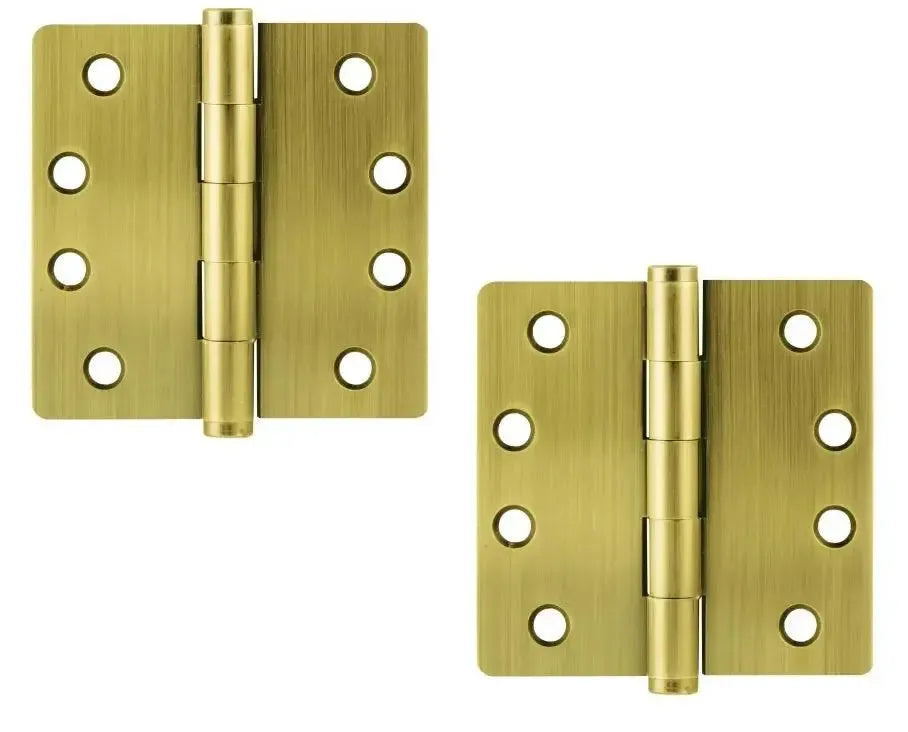 EmtekEmtek Heavy Duty Steel Plain Bearing Hinge, 4" x 4" with 1/4" Radius Corners in 
