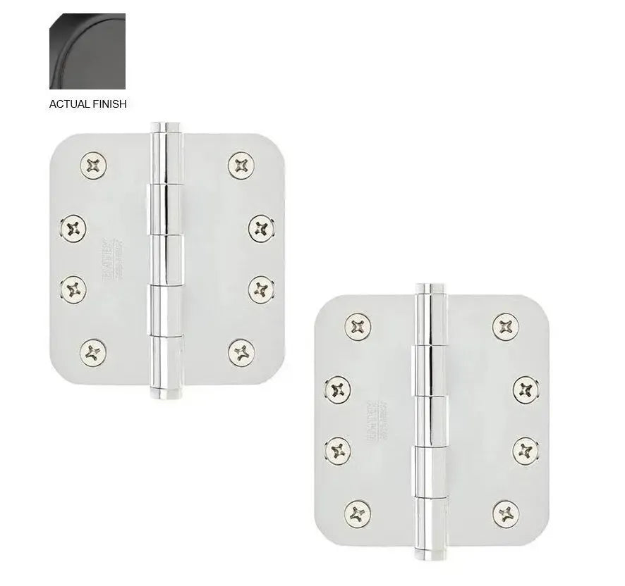 EmtekEmtek Heavy Duty Steel Plain Bearing Hinge, 4" x 4" with 5/8" Radius Corners in 