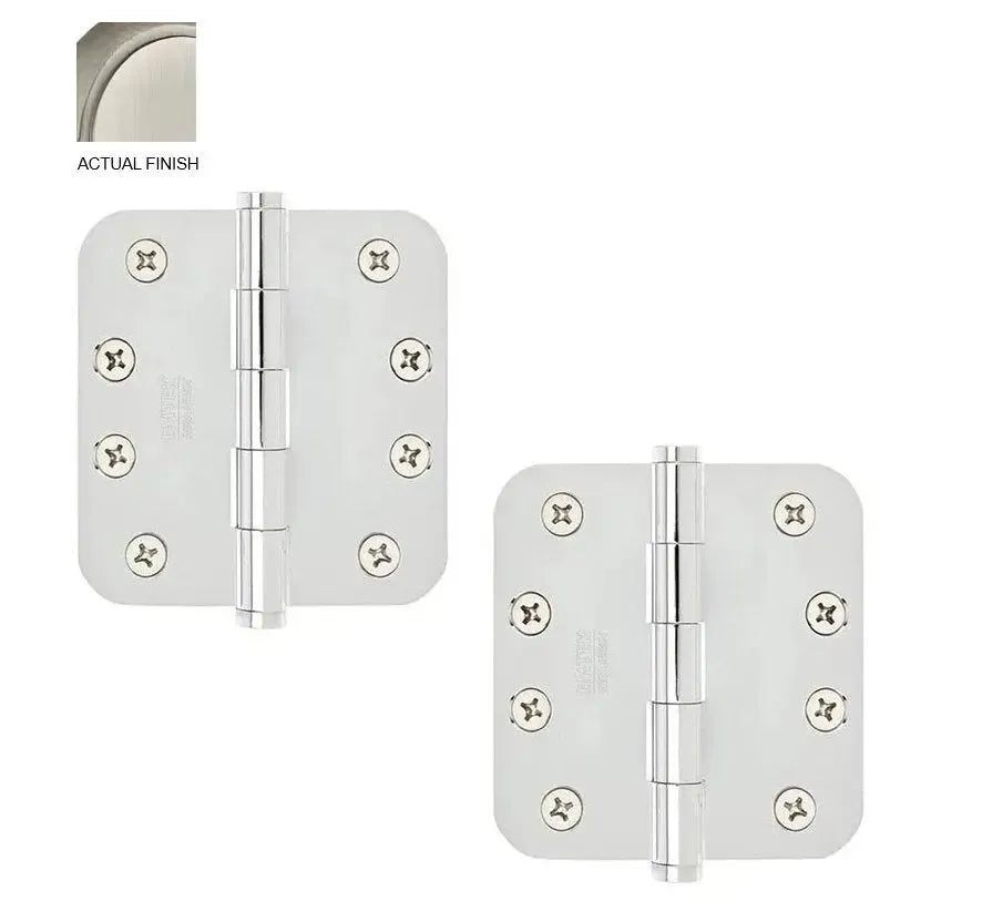 EmtekEmtek Heavy Duty Steel Plain Bearing Hinge, 4" x 4" with 5/8" Radius Corners in 