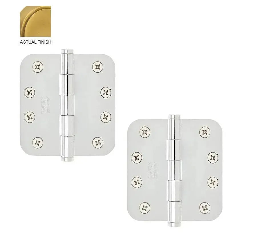 EmtekEmtek Heavy Duty Steel Plain Bearing Hinge, 4" x 4" with 5/8" Radius Corners in 