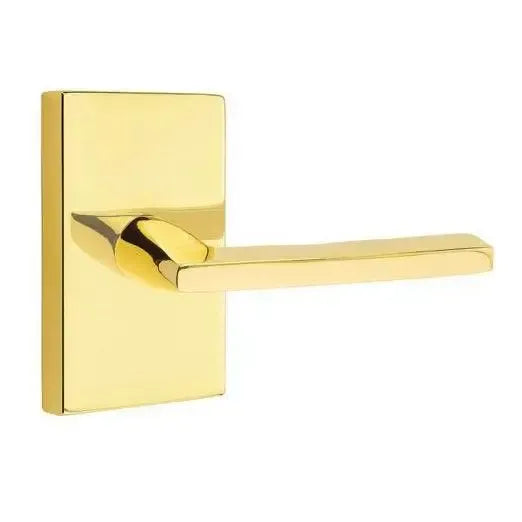 EmtekEmtek Helios Lever With Modern Rectangular Rosette in 