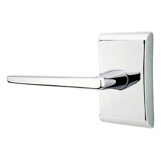 Emtek Helios Lever With Neos Rosette Polished Chrome