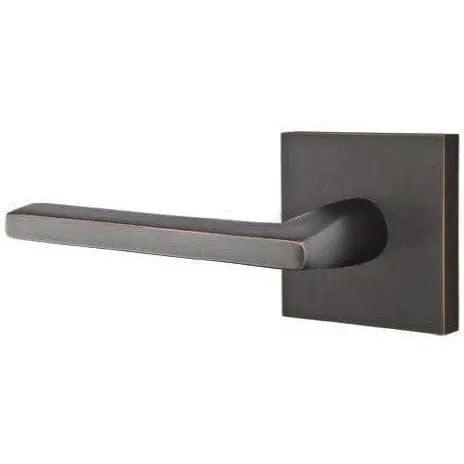 Emtek Helios Lever With Square Rosette Oil Rubbed Bronze