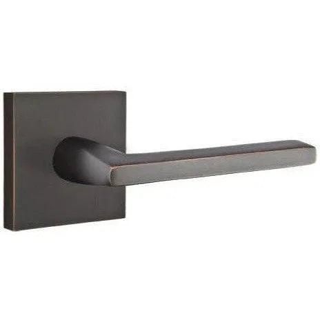 Emtek Helios Lever With Square Rosette Oil Rubbed Bronze