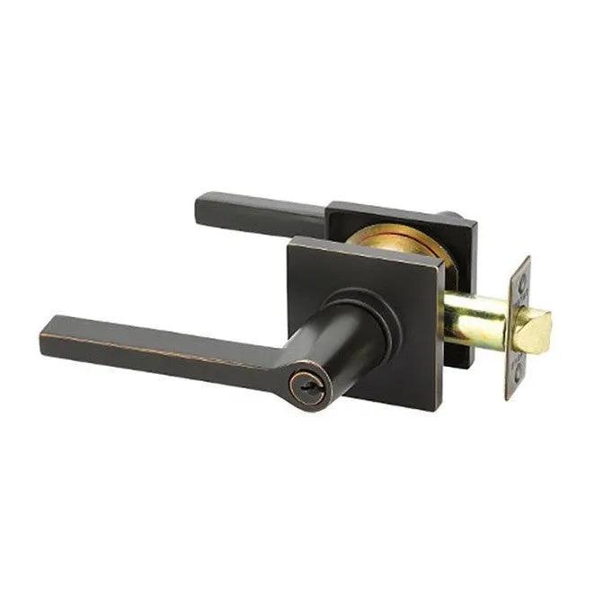 Emtek Helios Lever With Square Rosette Oil Rubbed Bronze