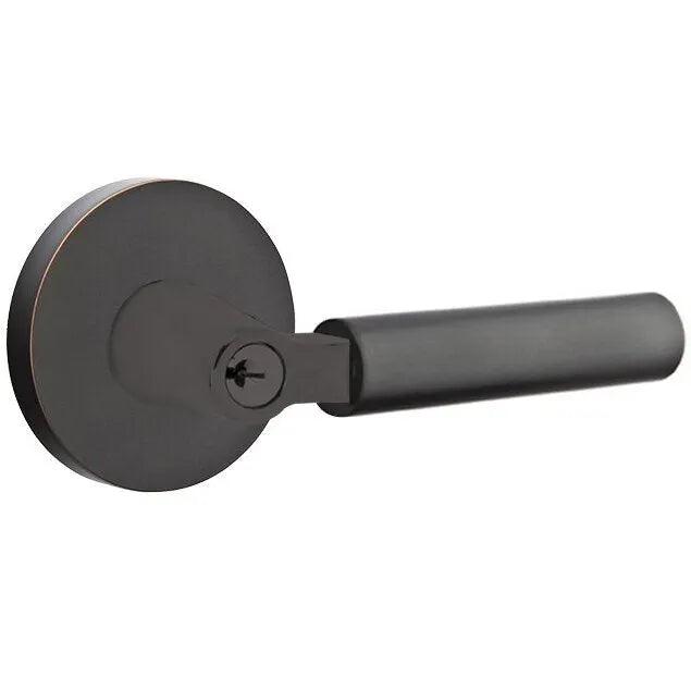 Emtek Hercules Lever With Disk Rosette Oil Rubbed Bronze