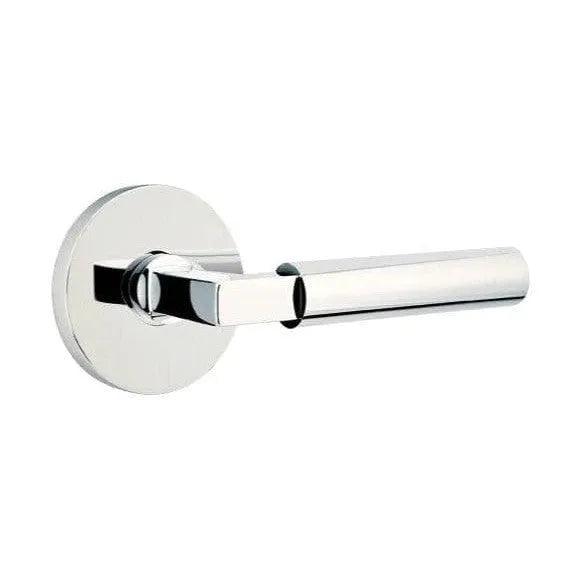 Emtek Hercules Lever With Disk Rosette Polished Chrome