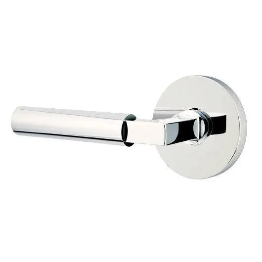 Emtek Hercules Lever With Disk Rosette Polished Chrome