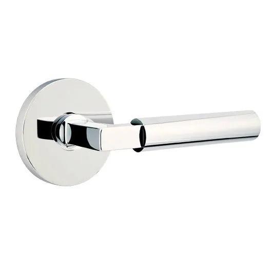 Emtek Hercules Lever With Disk Rosette Polished Chrome