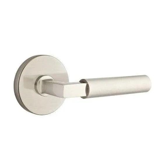 Emtek Hercules Lever With Disk Rosette Satin Nickel