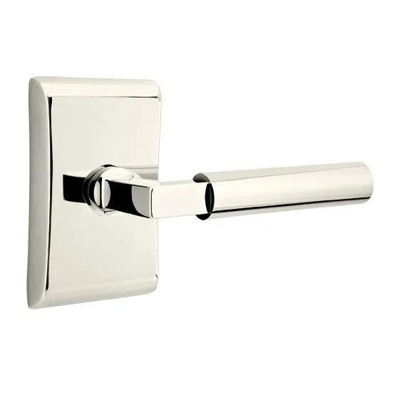 Emtek Hercules Lever With Neos Rosette Lifetime Polished Nickel