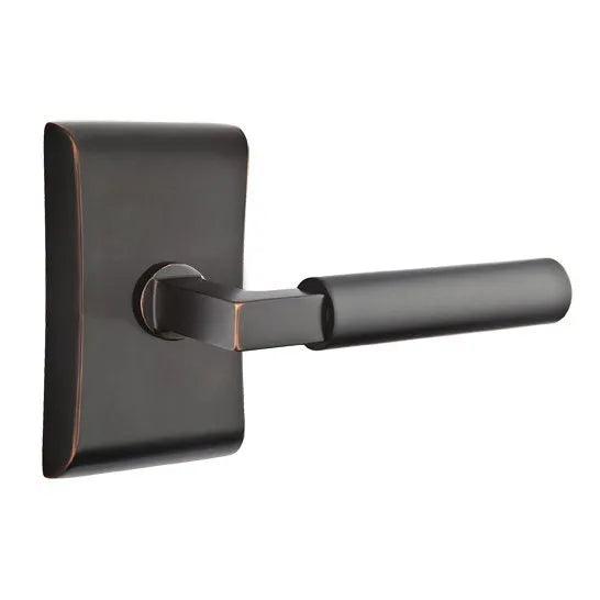 Emtek Hercules Lever With Neos Rosette Oil Rubbed Bronze