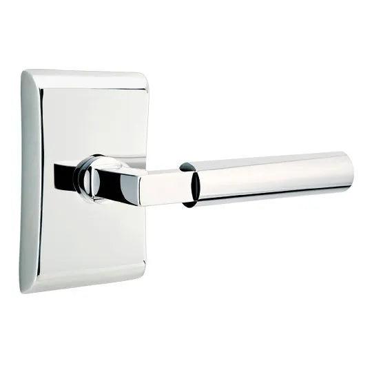 Emtek Hercules Lever With Neos Rosette Polished Chrome