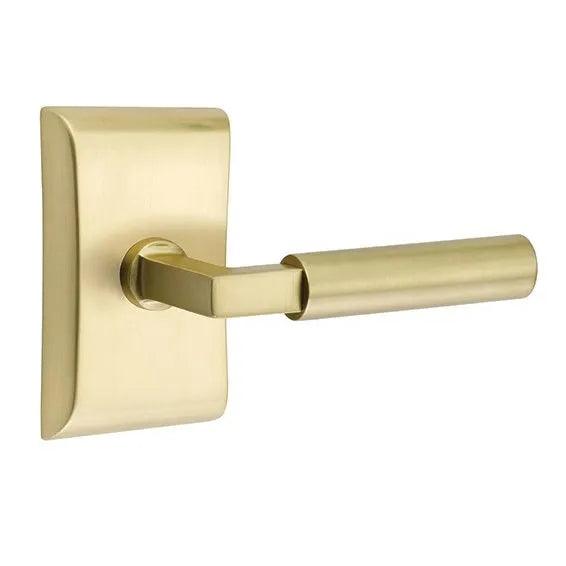Emtek Hercules Lever With Neos Rosette Satin Brass