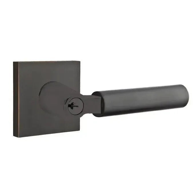 EmtekEmtek Hercules Lever With Square Rosette in 
