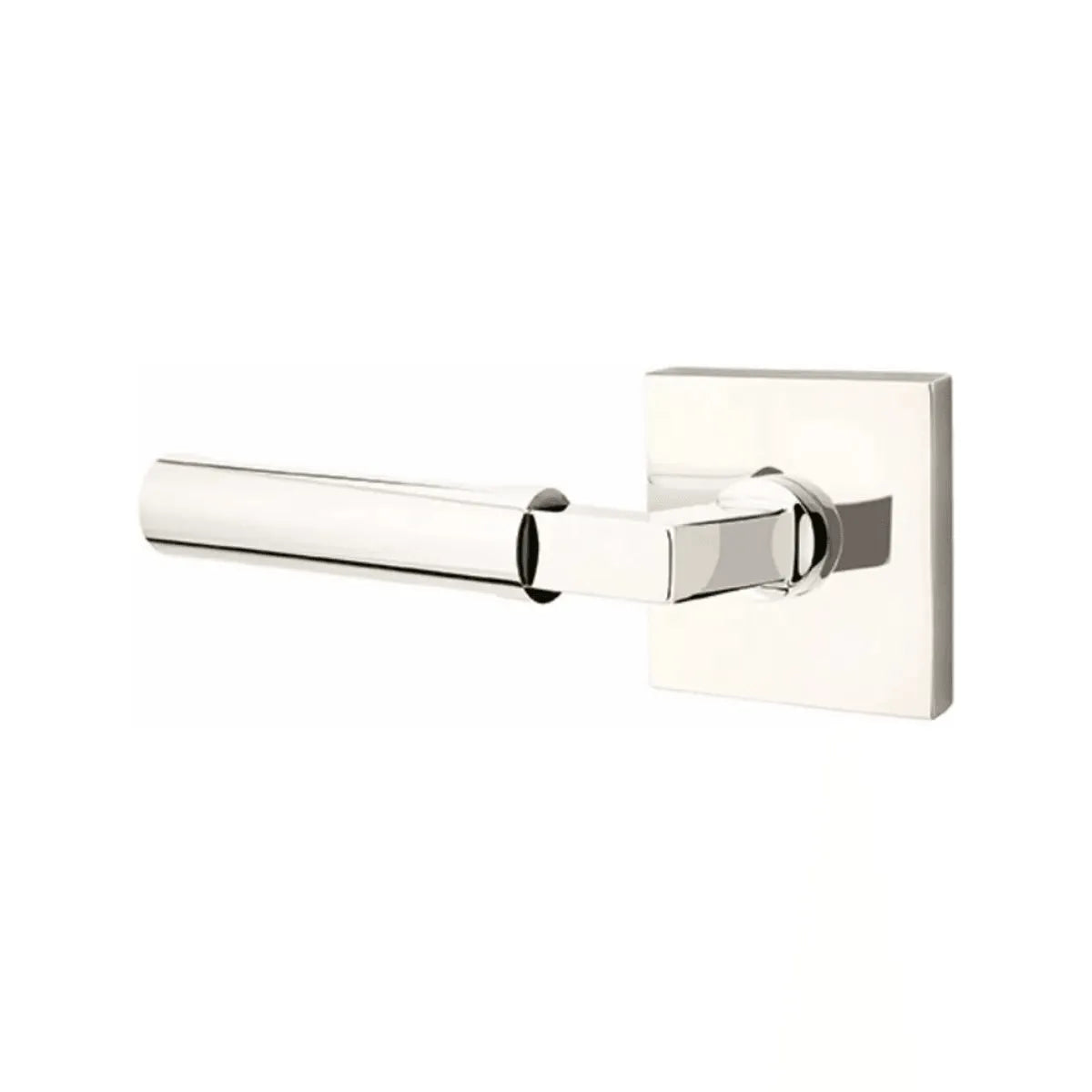 The Emtek Hercules Lever With Square Rosette in finish