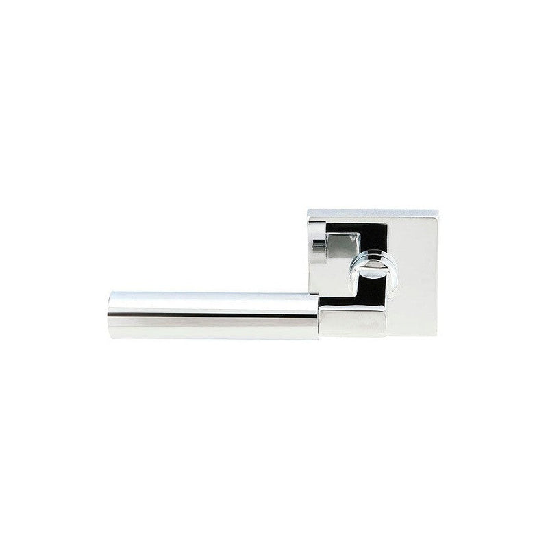 The Emtek Hercules Lever With Square Rosette in finish